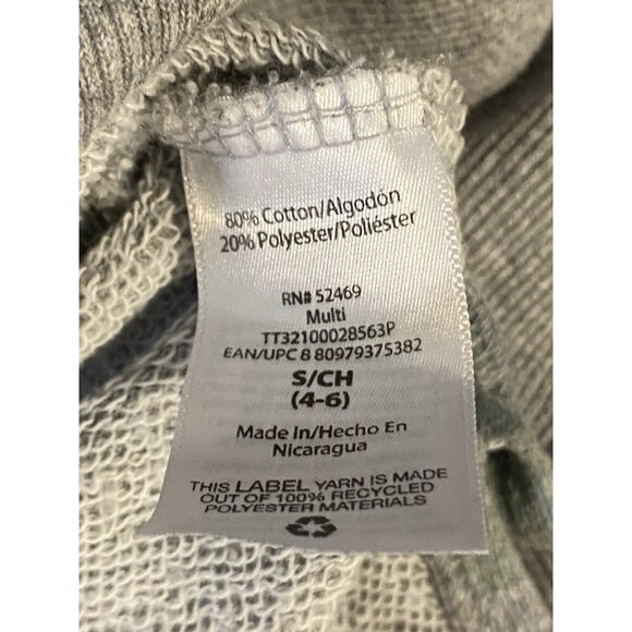 Time and Tru Womens S (4-6) Top Thin Sweatshirt Cotton Blend Camo Oversized - Picture 5 of 9